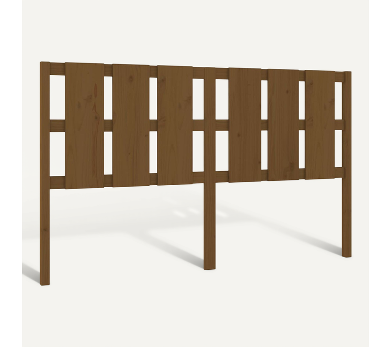 Tête De Lit Marron Miel 165,5x4x100 Cm Bois Massif De Pin