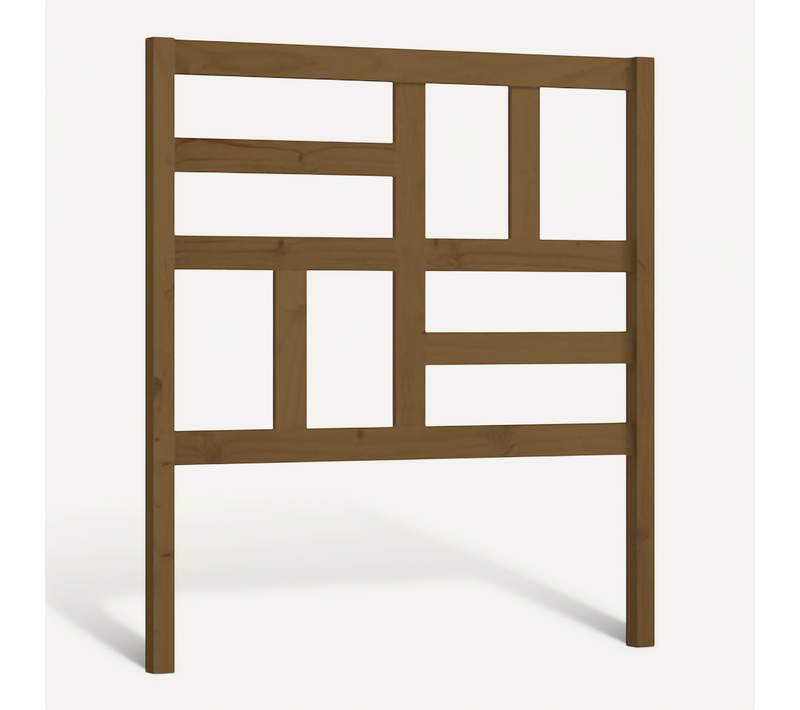 Tête De Lit Marron Miel 81x4x104 Cm Bois Massif De Pin