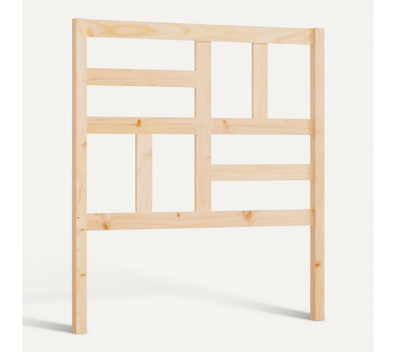 Tête De Lit 106x4x104 Cm Bois Massif De Pin