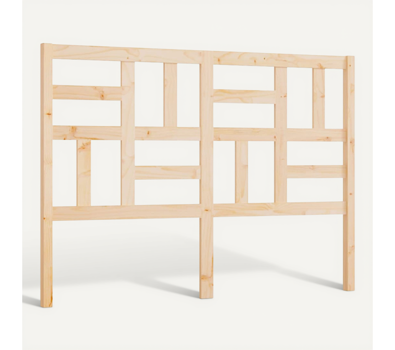 Tête De Lit 146x4x104 Cm Bois Massif De Pin