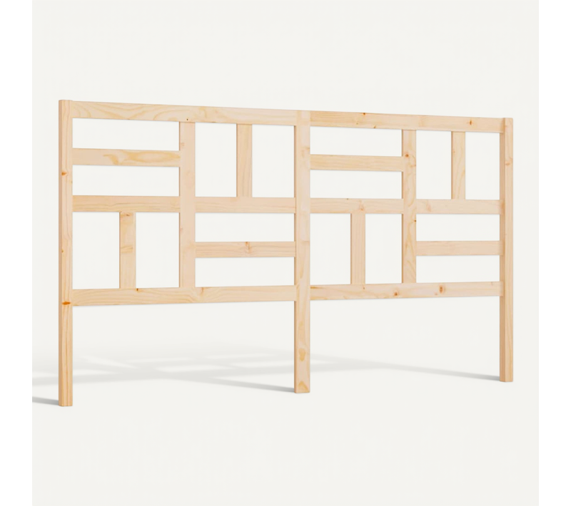 Tête De Lit 186x4x104 Cm Bois Massif De Pin