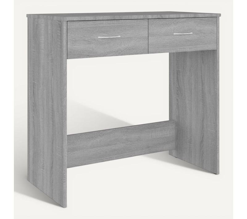 Bureau Sonoma Gris 80x40x75 Cm Bois Contreplaqué