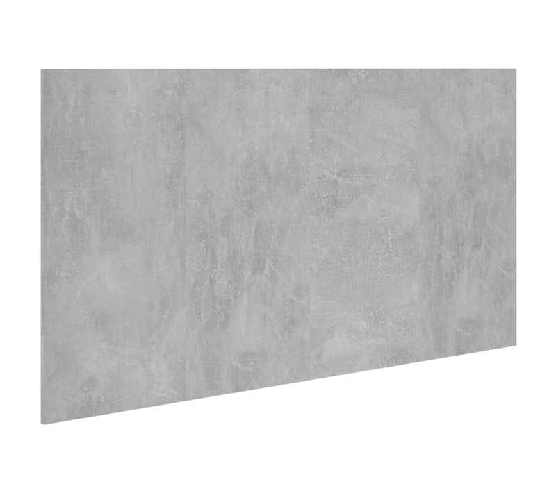 Tête De Lit Gris Béton 160 X 1,5 X 80 Cm Bois Contreplaqué Design Classique