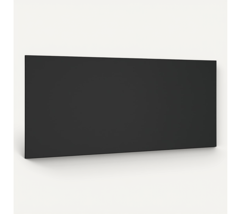 Tête De Lit Noir 200x1,5x80 Cm Bois Contreplaqué