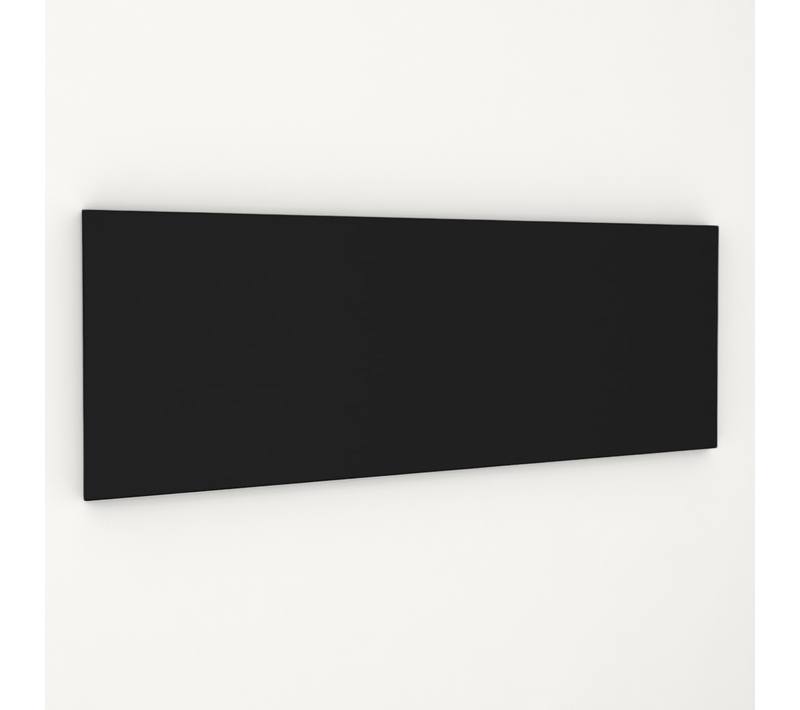 Tête De Lit Murale Noir 240x1,5x80 Cm Bois Contreplaqué
