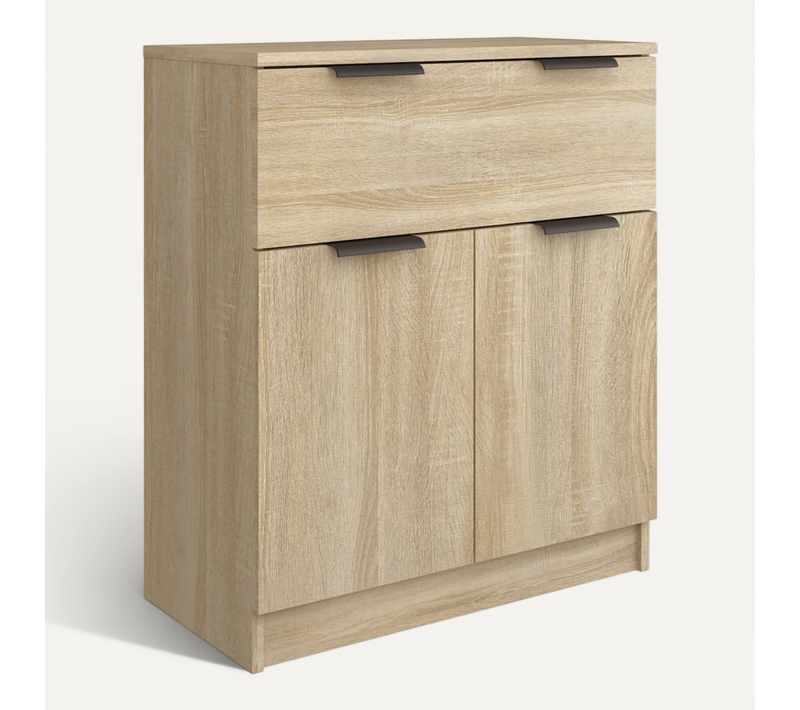 Buffet Chêne Sonoma 60x30x70 Cm Bois Contreplaqué