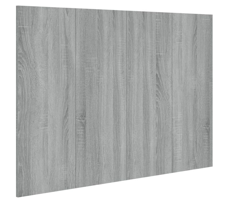 Tête De Lit Sonoma Gris 120x1,5x80 Cm Bois Contreplaqué