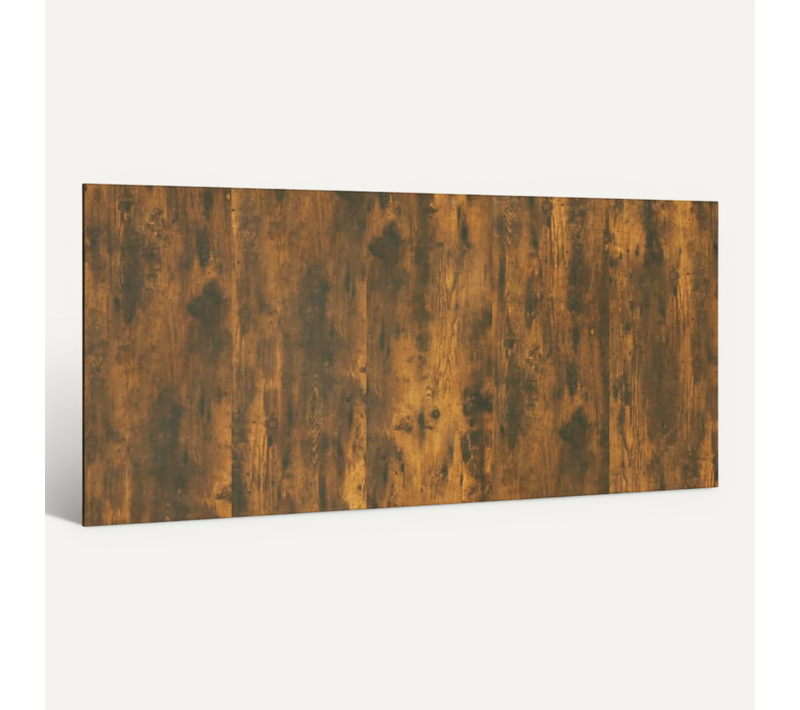 Tête De Lit Chêne Fumé 200x1,5x80 Cm Bois Contreplaqué