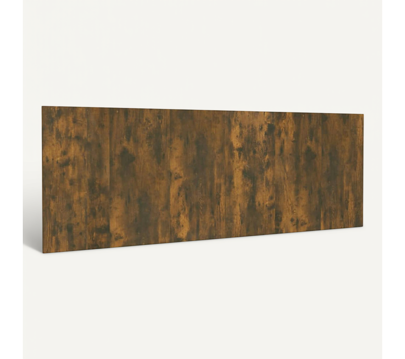 Tête De Lit Murale Chêne Fumé 240x1,5x80 Cm Bois Contreplaqué