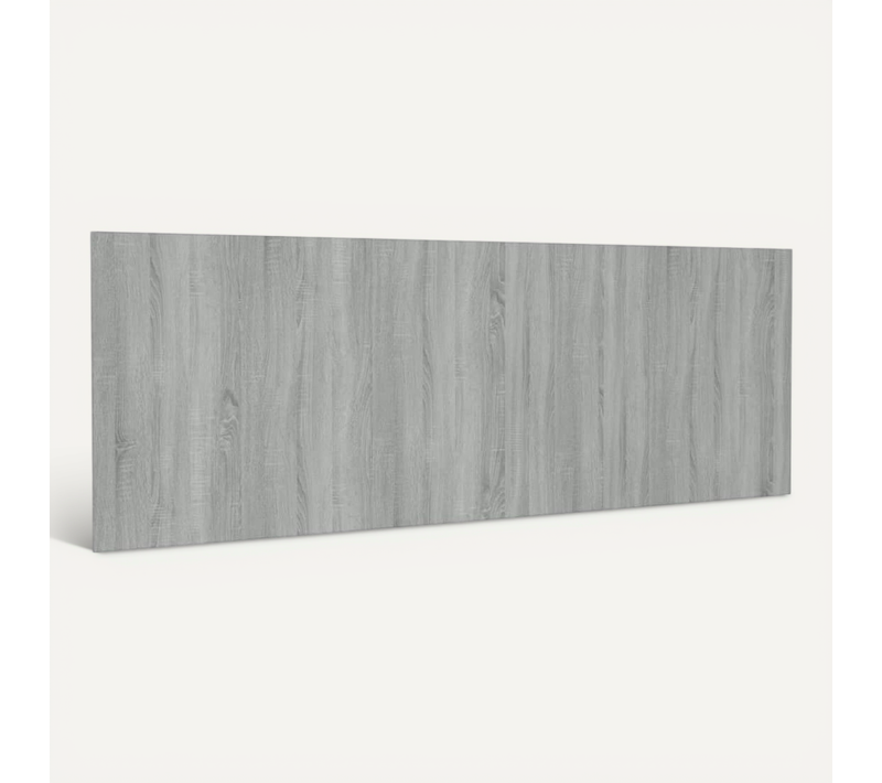 Tête De Lit Murale Sonoma Gris 240x1,5x80 Cm Bois Contreplaqué