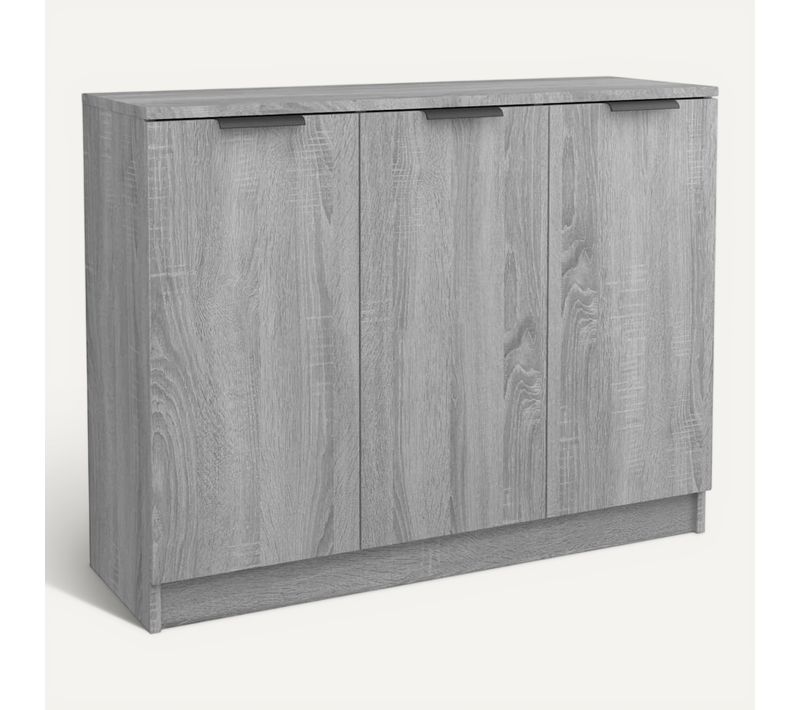 Buffet Sonoma Gris 90,5x30x70 Cm Bois Contreplaqué