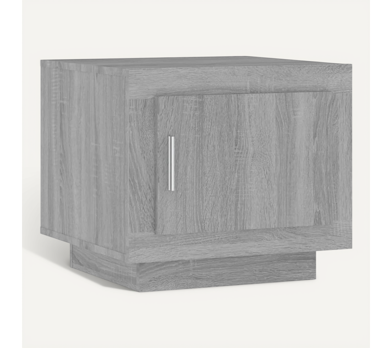Table Basse Sonoma Gris 51x50x45 Cm Bois Contreplaqué