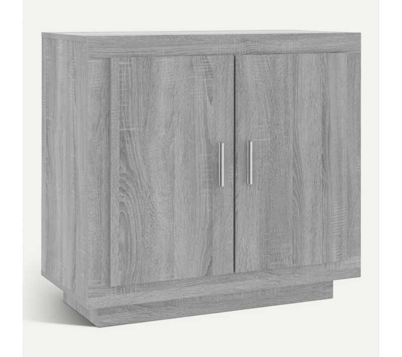 Buffet Sonoma Gris 80x40x75 Cm Bois Contreplaqué