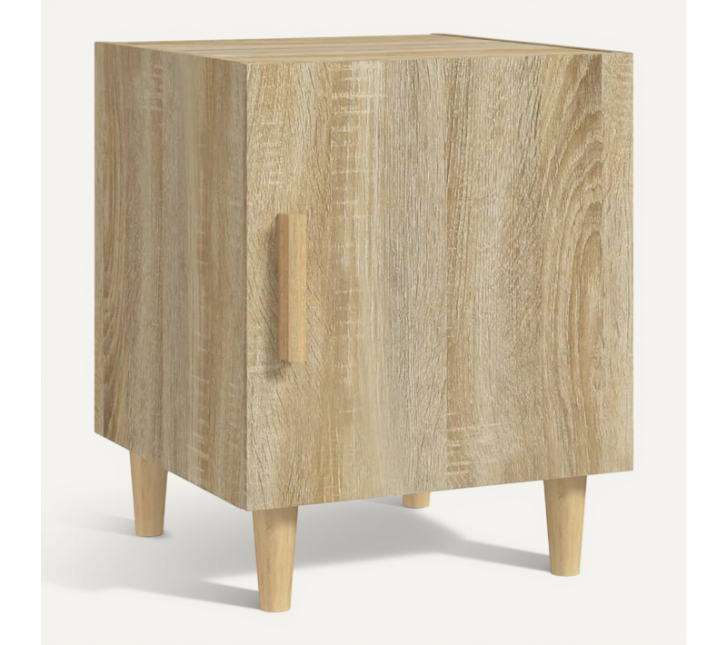 Table De Chevet Chêne Sonoma Bois Contreplaqué