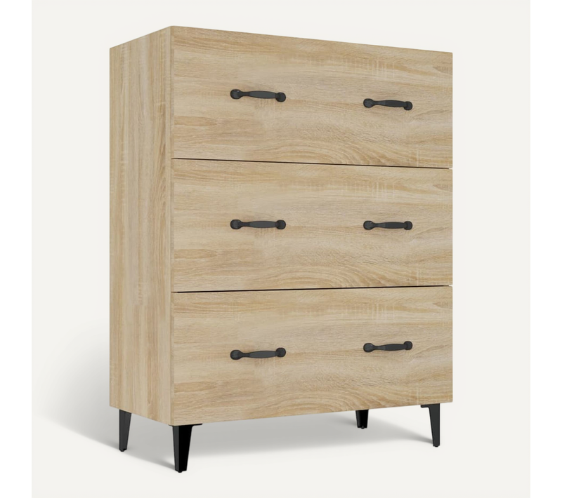 Buffet Chêne Sonoma 69,5x34x90 Cm Bois Contreplaqué