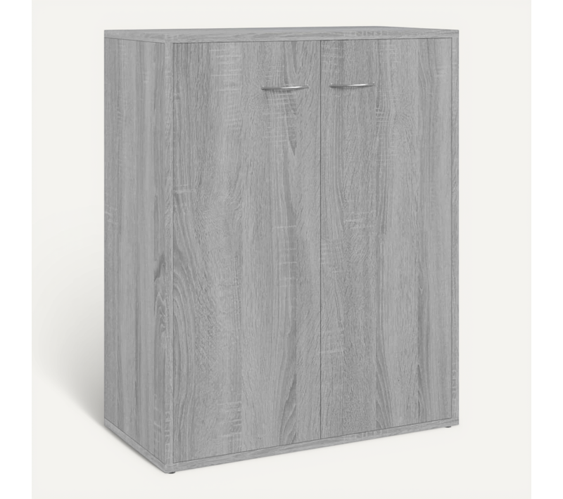 Buffet Sonoma Gris 60x30x75 Cm Bois Contreplaqué