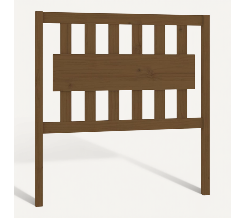 Tête De Lit Marron Miel 95,5x4x100 Cm Bois Massif De Pin