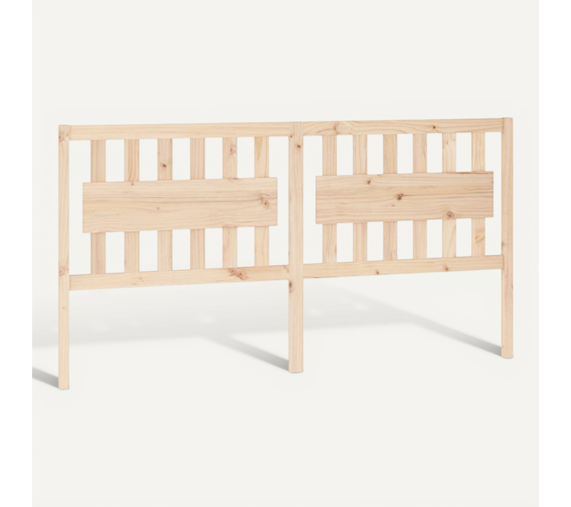 Tête De Lit 185,5x4x100 Cm Bois Massif De Pin