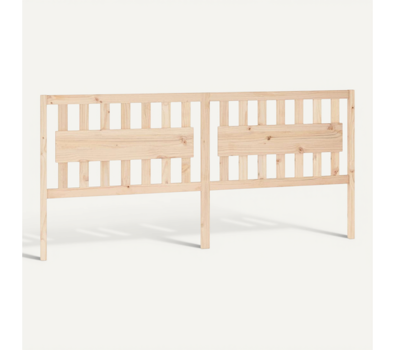 Tête De Lit 205,5x4x100 Cm Bois Massif De Pin