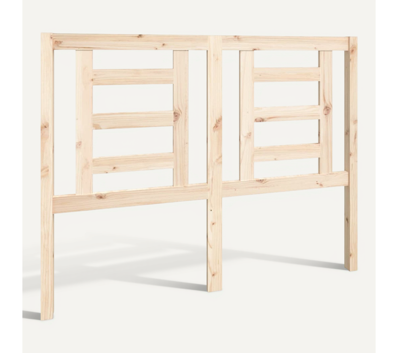 Tête De Lit 126x4x100 Cm Bois Massif De Pin