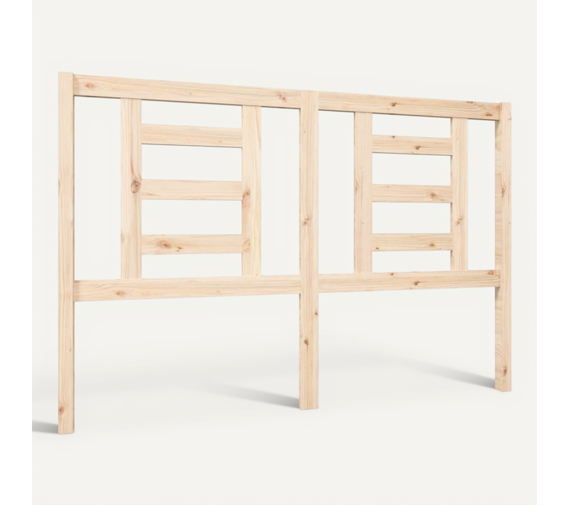 Tête De Lit 146x4x100 Cm Bois Massif De Pin
