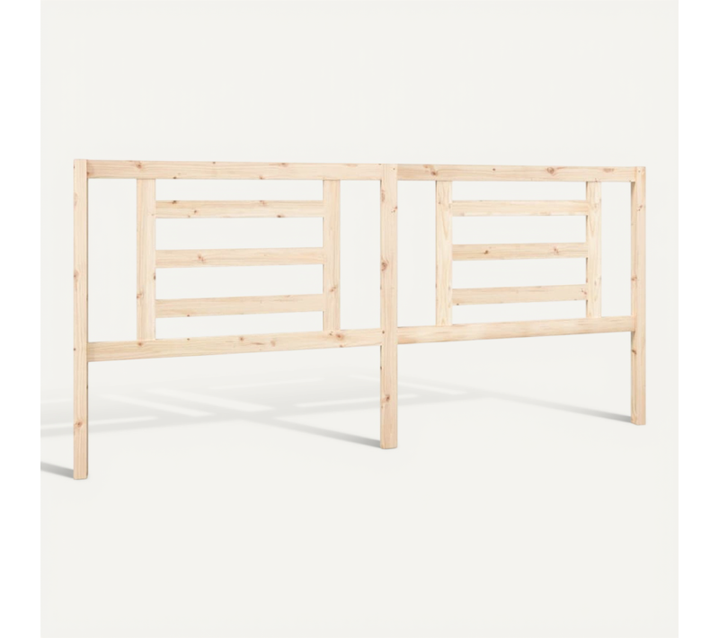 Tête De Lit 206x4x100 Cm Bois Massif De Pin