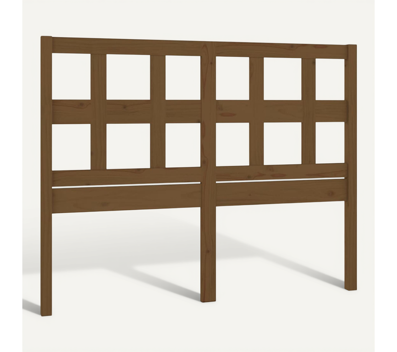 Tête De Lit Marron Miel 185,5x4x100 Cm Bois Massif De Pin
