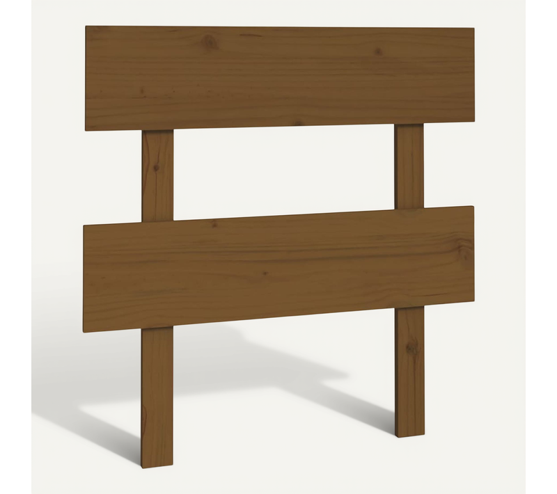 Tête De Lit Marron Miel 103,5x3x81 Cm Bois Massif De Pin
