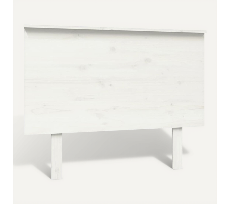 Tête De Lit Blanc 104x6x82,5 Cm Bois Massif De Pin