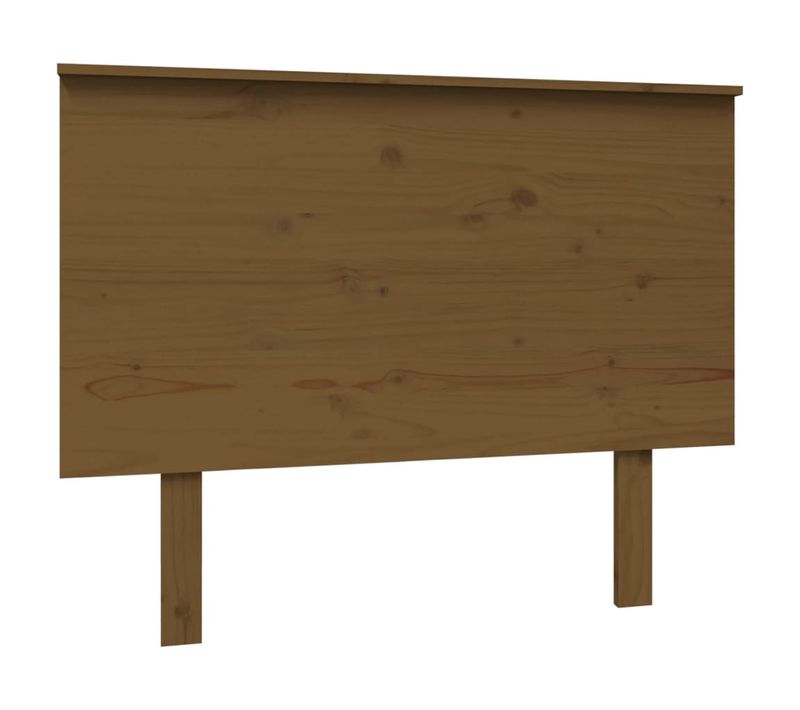Tête De Lit Marron Miel 104x6x82,5 Cm Bois Massif De Pin