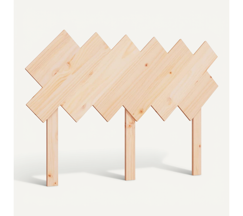 Tête De Lit 122,5x3x80,5 Cm Bois Massif De Pin