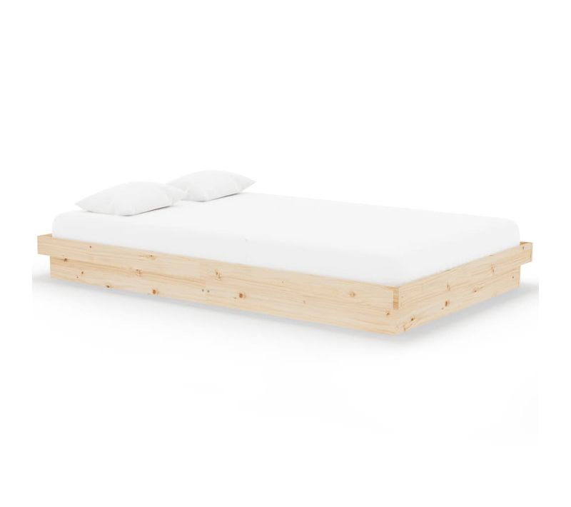 Cadre De Lit Bois Massif 120x200 Cm