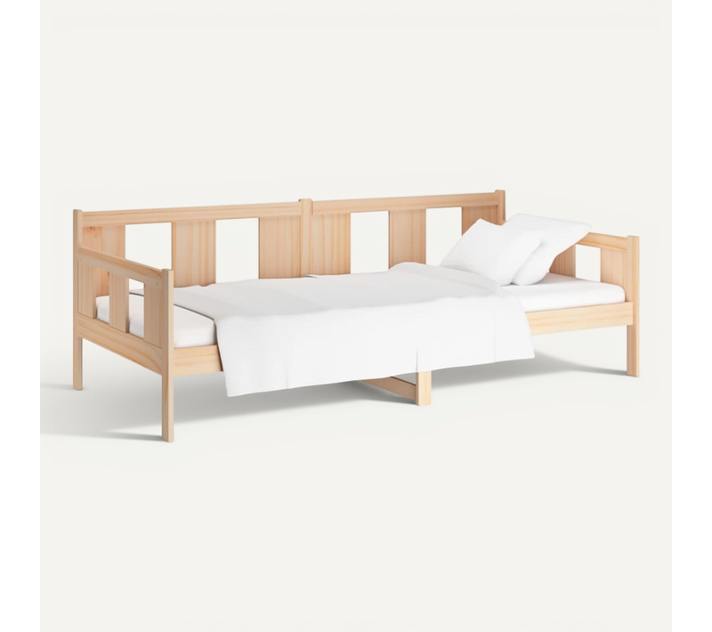 Lit De Jour Bois Massif De Pin 90x200 Cm