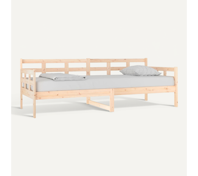 Lit De Jour Sans Matelas Bois De Pin Massif 80x200 Cm