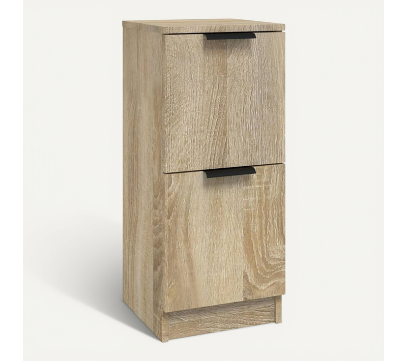 Buffet Chêne Sonoma 30x30x70 Cm Bois Contreplaqué