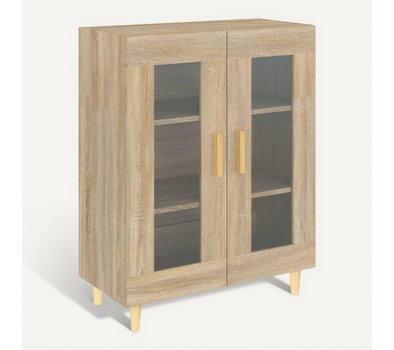 Buffet Chêne Sonoma 69,5x34x90 Cm Bois Contreplaqué