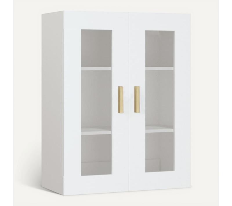 Armoire Murale Suspendue Blanc 69,5x34x90 Cm