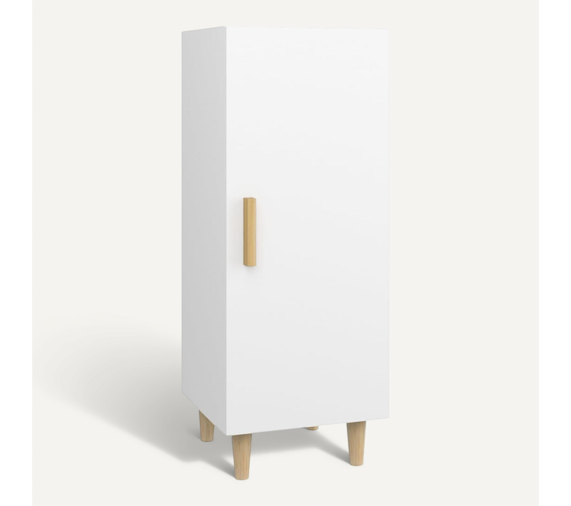 Buffet Blanc 34,5x34x90 Cm Bois Contreplaqué