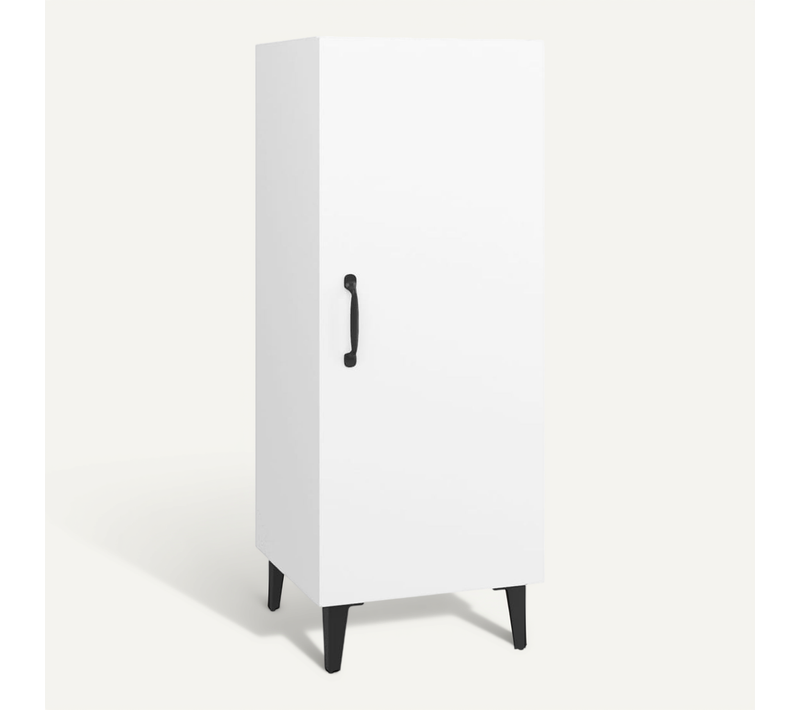 Buffet Blanc 34,5x34x90 Cm Bois Contreplaqué