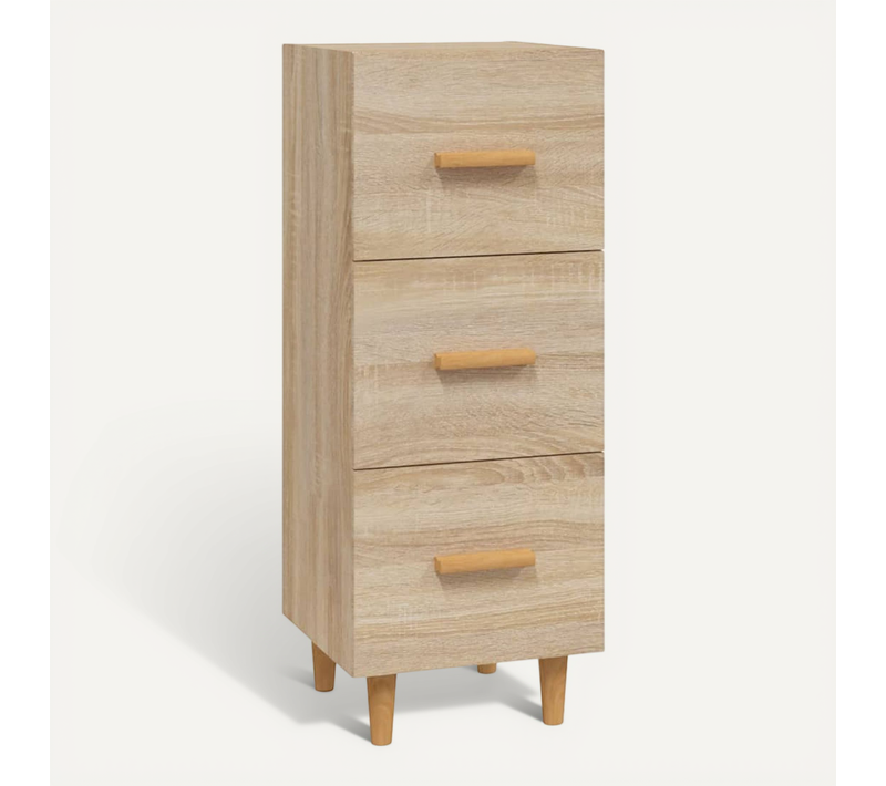 Buffet Chêne Sonoma 34,5x34x90 Cm Bois Contreplaqué