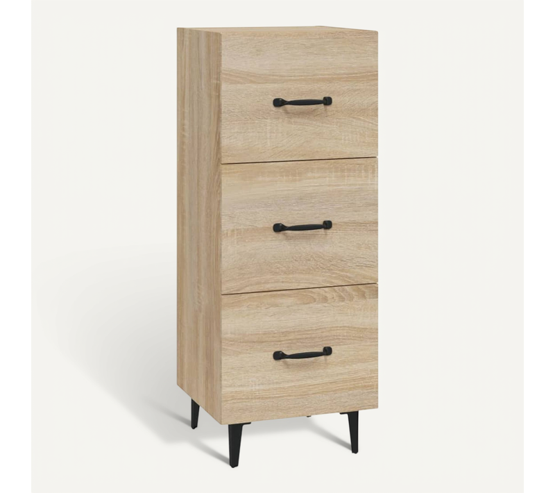 Buffet Chêne Sonoma 34,5x34x90 Cm Bois Contreplaqué