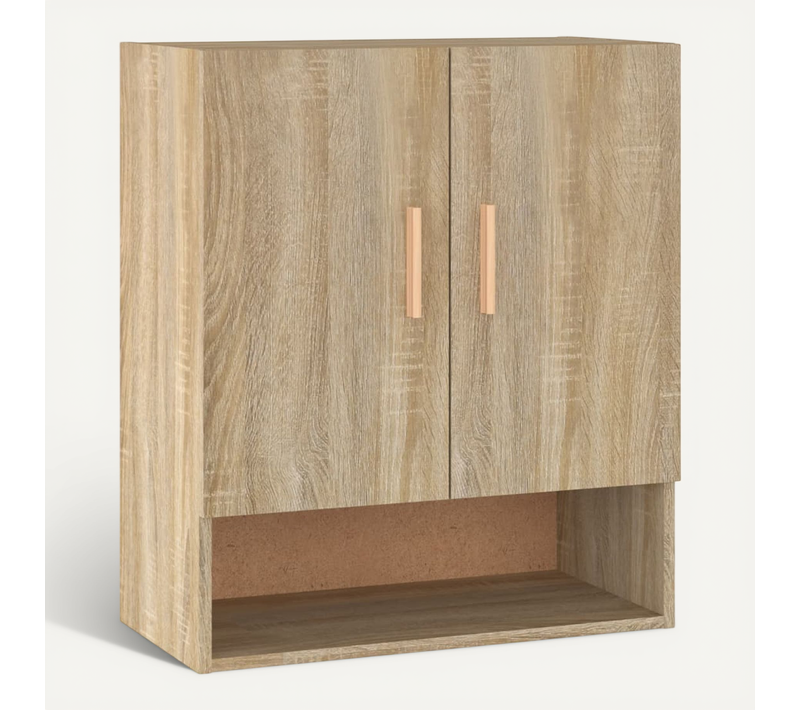 Armoire Murale Chêne Sonoma 60x31x70 Cm Bois Contreplaqué
