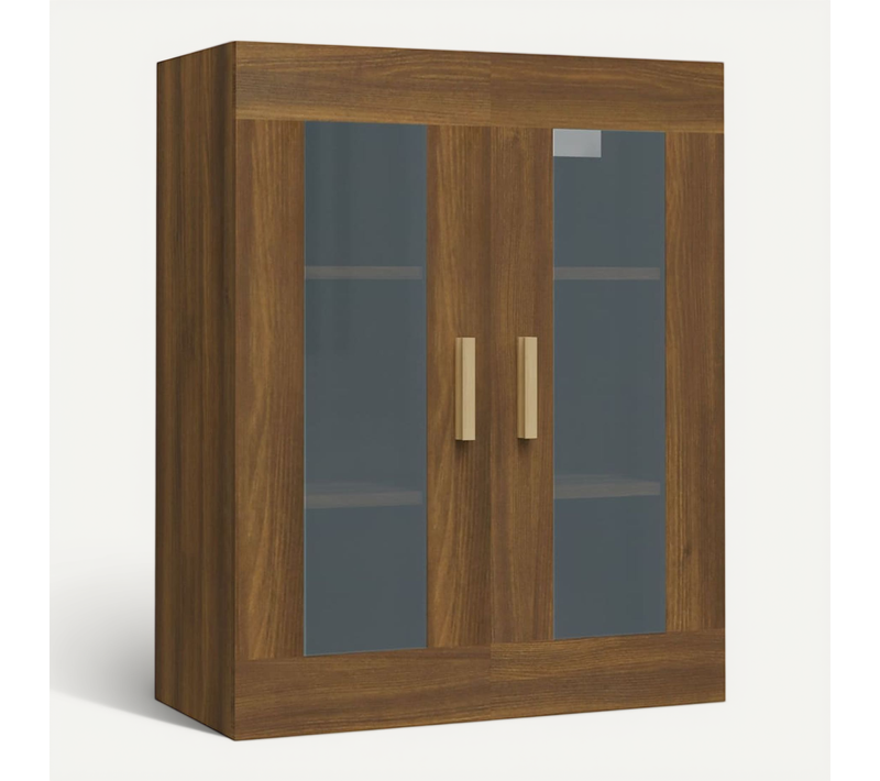 Armoire Murale Suspendue Chêne Marron 69,5x34x90 Cm