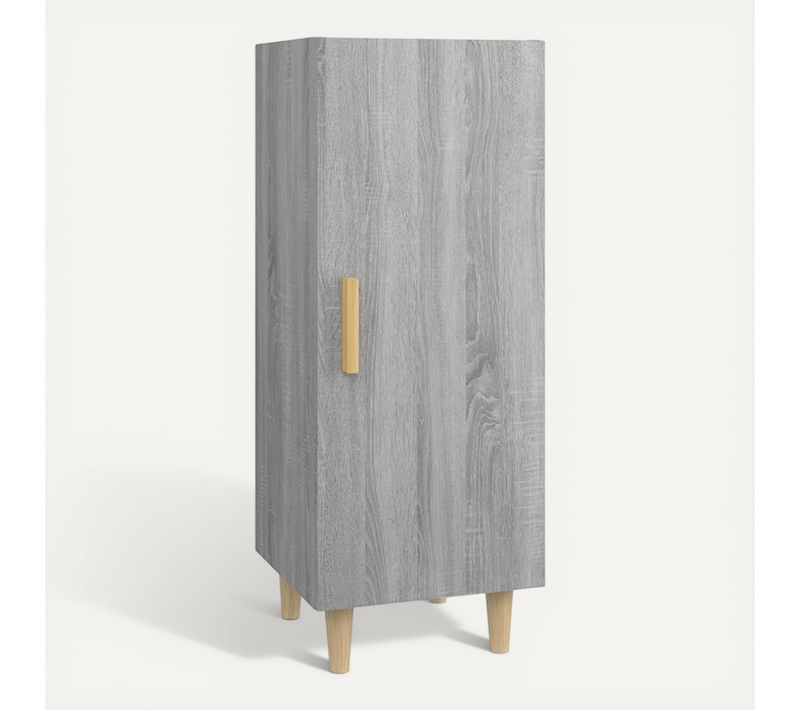 Buffet Sonoma Gris 34,5x34x90 Cm Bois Contreplaqué