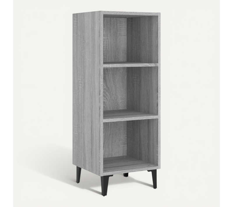 Buffet Sonoma Gris 34,5x32,5x90 Cm Bois Contreplaqué