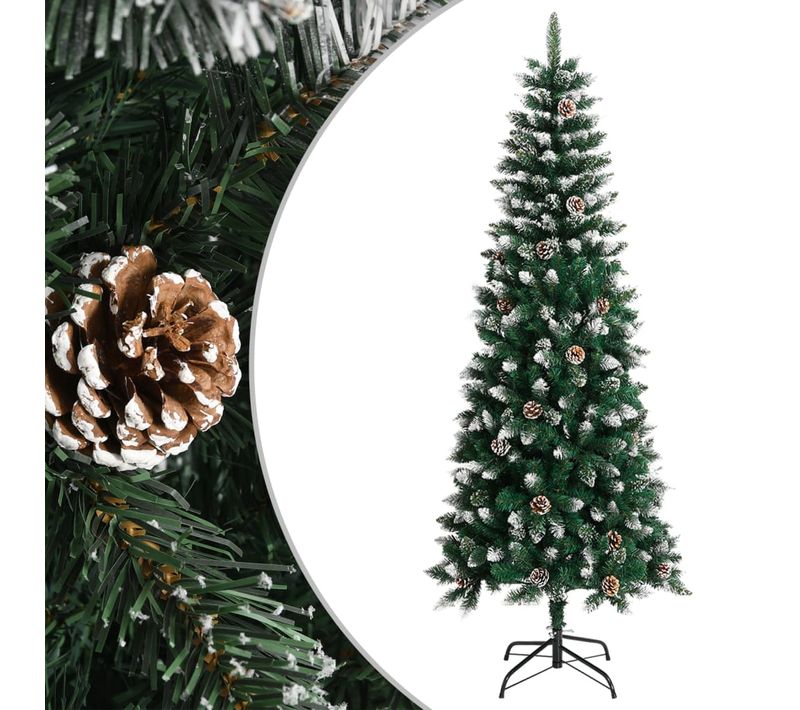 Sapin De Noël Artificiel Avec Support Vert 210 Cm Pvc