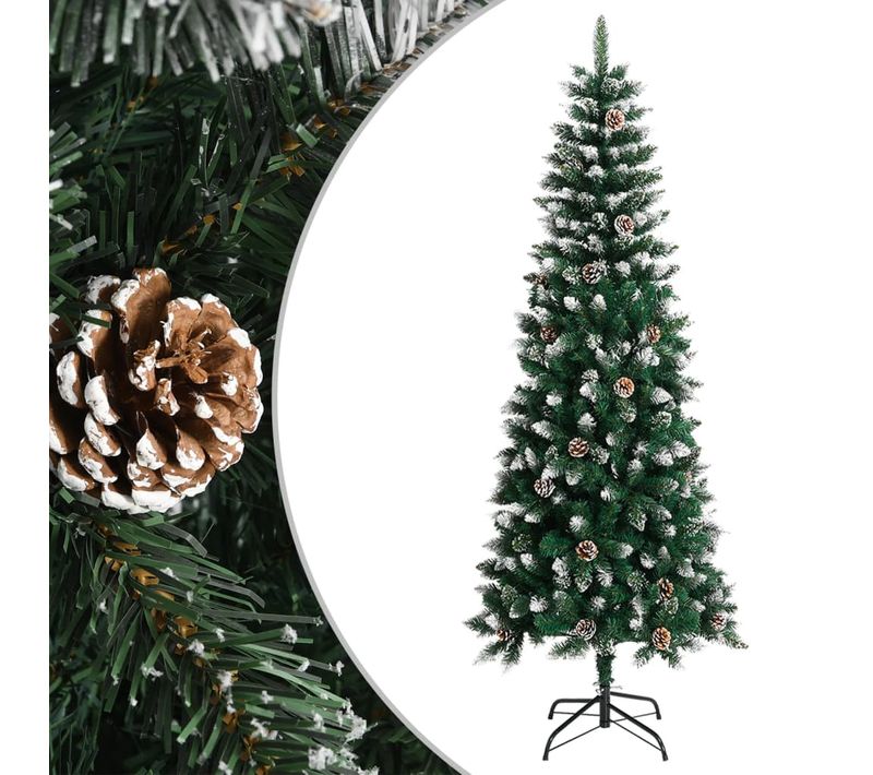 Sapin De Noël Artificiel Avec Support Vert 240 Cm Pvc