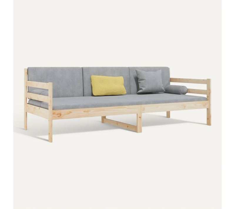 Lit De Jour Sans Matelas 80x200 Cm Bois De Pin Massif