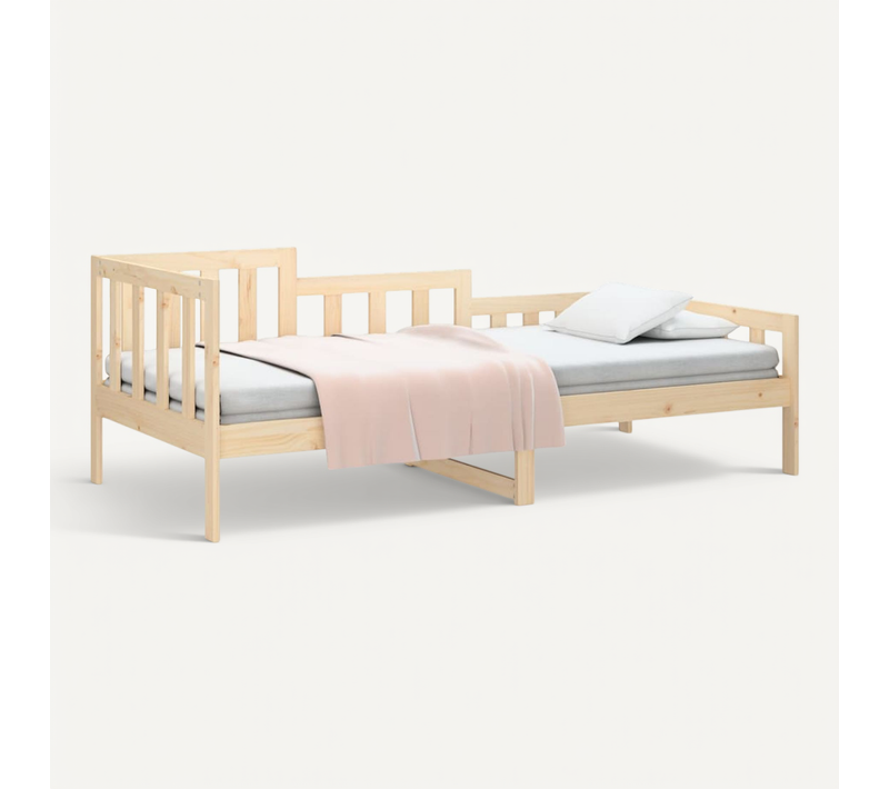 Lit De Jour Sans Matelas 80x200 Cm Bois De Pin Massif