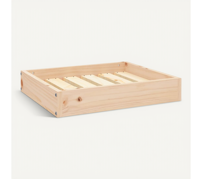 Lit Pour Chien 51,5x44x9 Cm Bois De Pin Solide